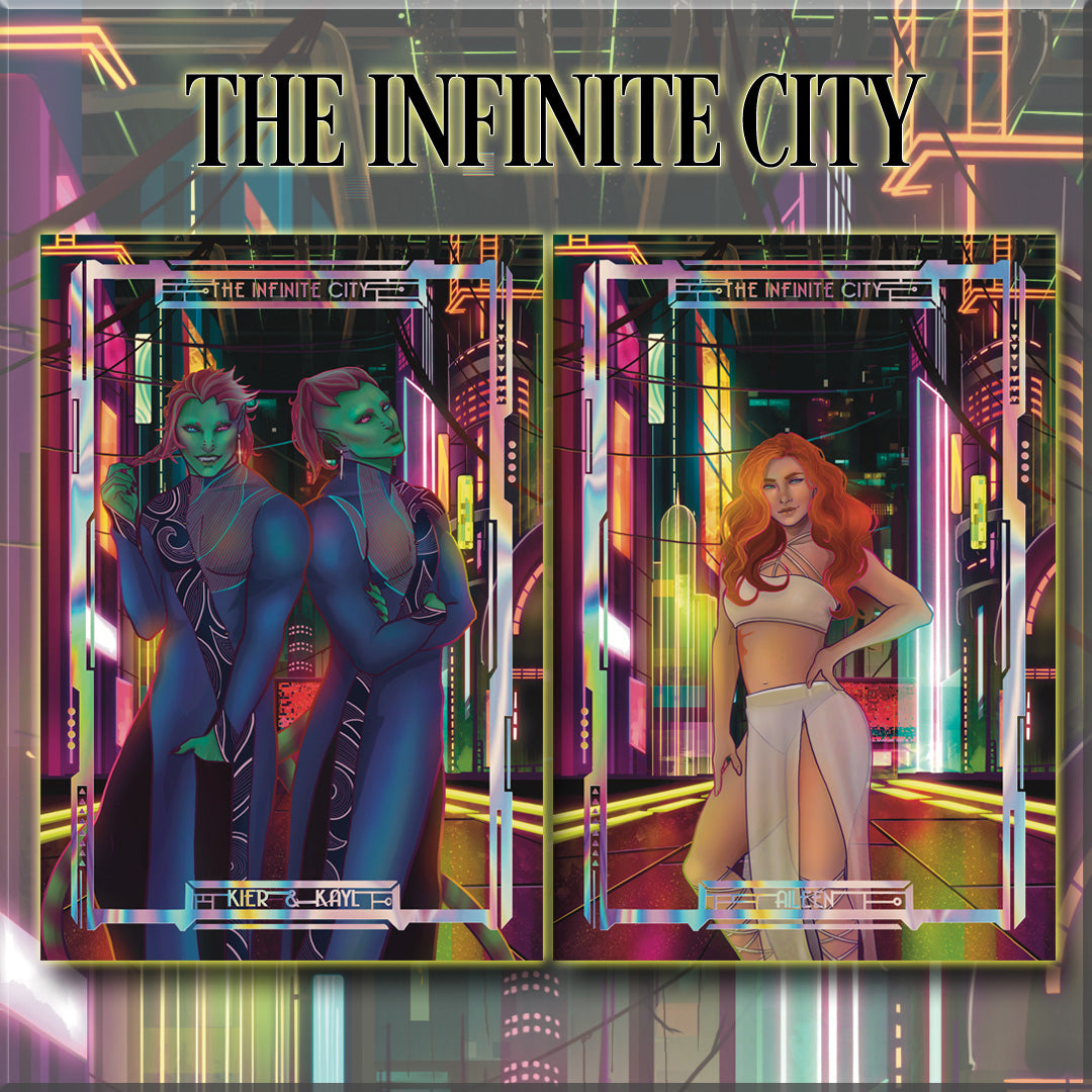 The Infinite City Foiled Character Cards