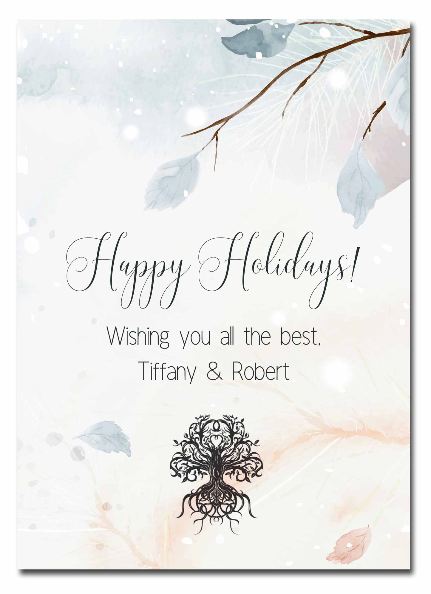 Cruce & Sophie Art Print (Holiday Card)