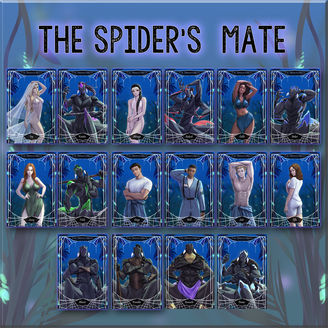 The Spider's Mate Foiled Character Cards