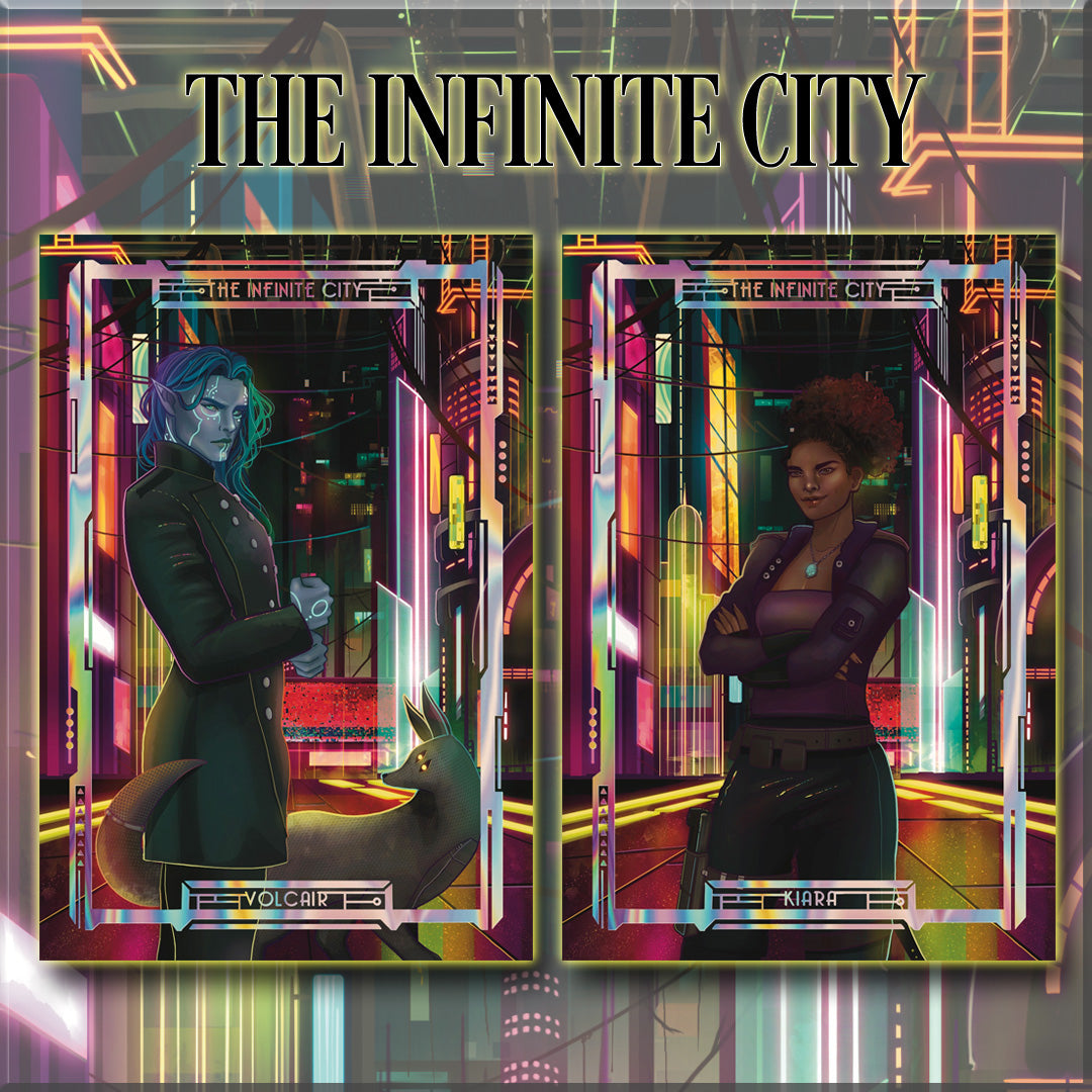 The Infinite City Foiled Character Cards