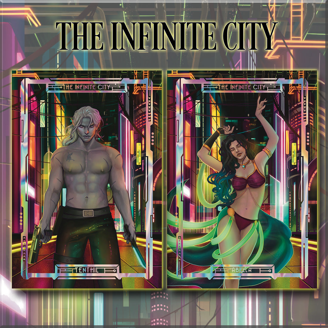 The Infinite City Foiled Character Cards