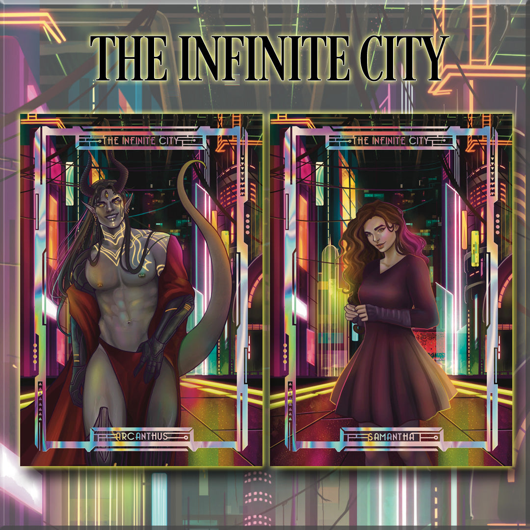 The Infinite City Foiled Character Cards