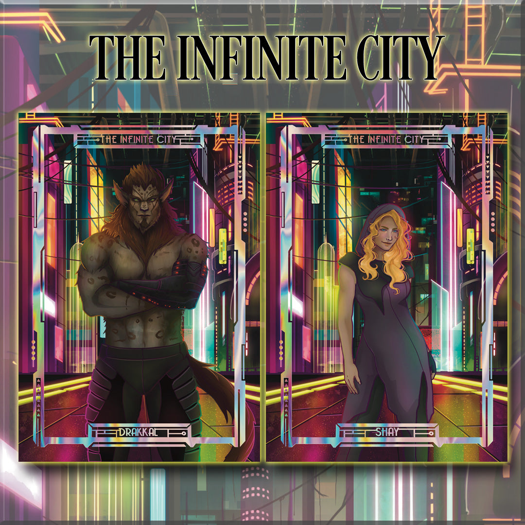 The Infinite City Foiled Character Cards