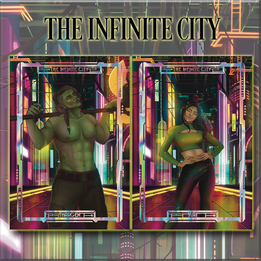 The Infinite City Foiled Character Cards