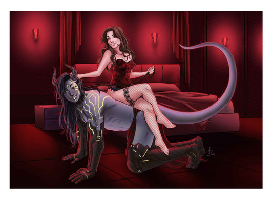Arcanthus & Samantha Art Print