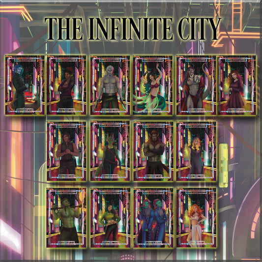 The Infinite City Foiled Character Cards