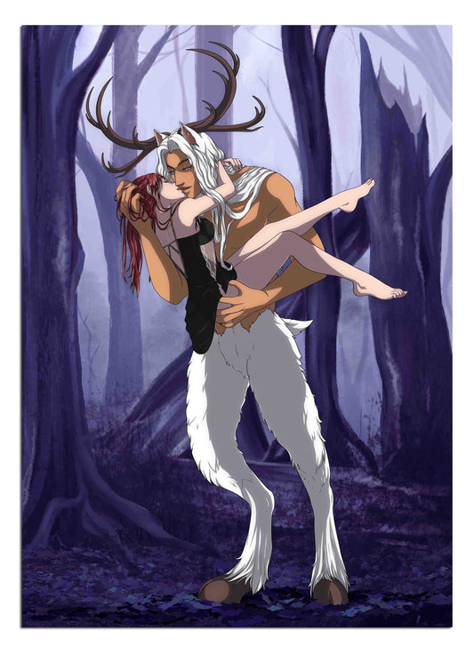 Cruce & Sophie Art Print