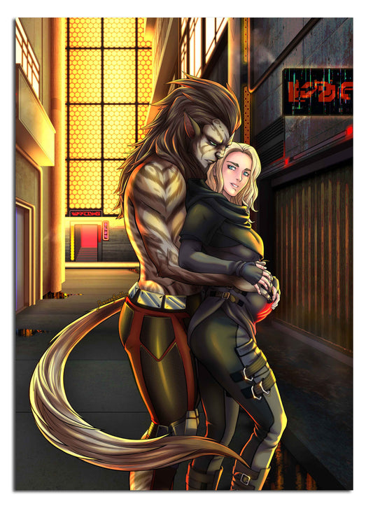 Drakkal & Shay Art Print