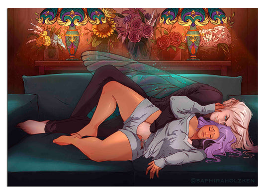 Kian & Willow Art Print