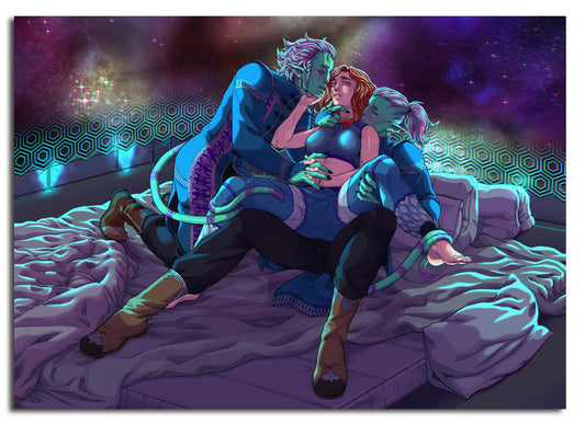 Kier, Kayl, & Aileen Art Print