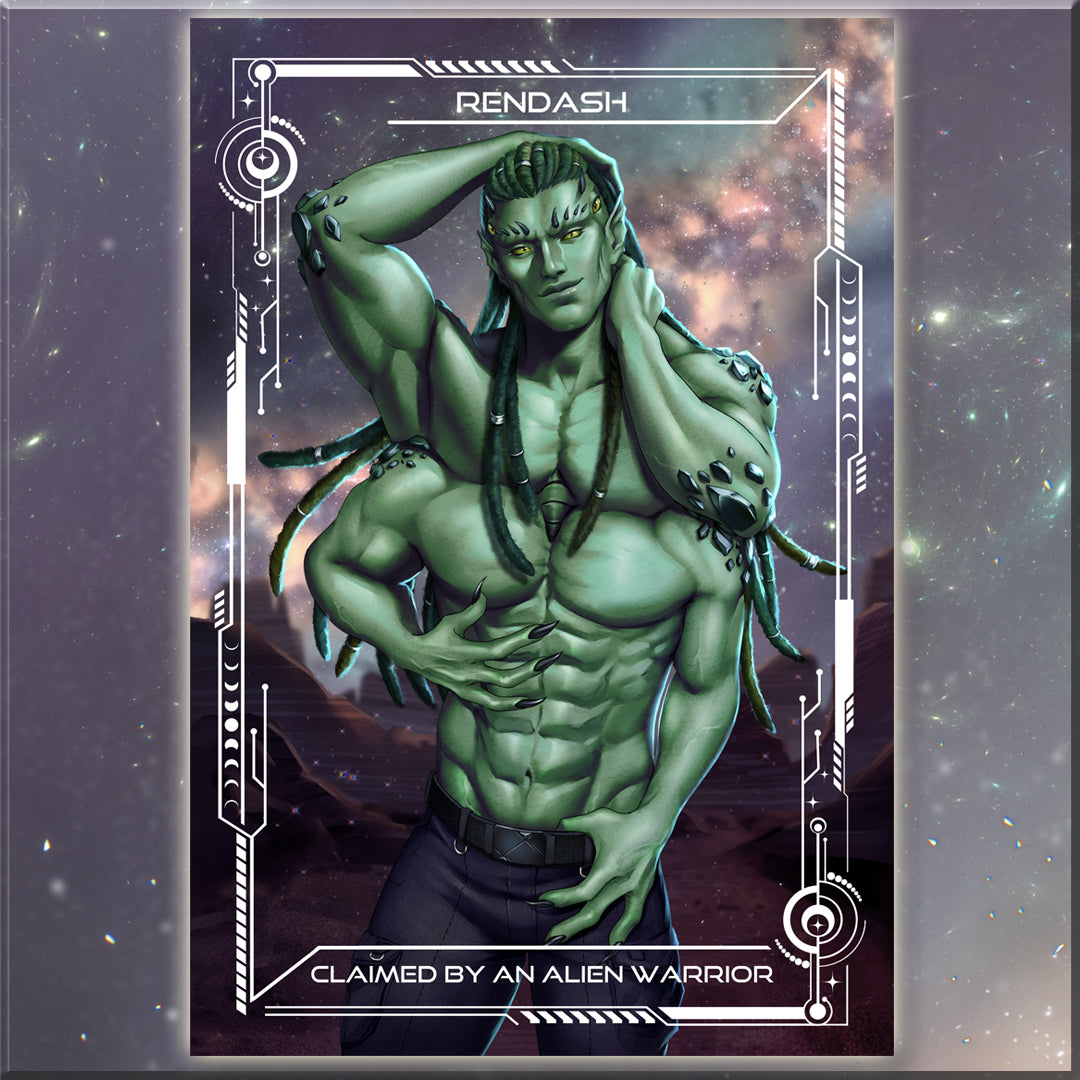 Claimed by an Alien Warrior Foiled Character Cards