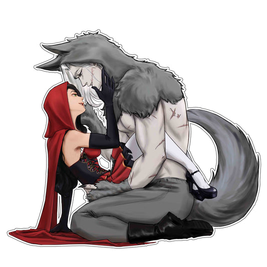 Tenthil and Abella Halloween Sticker