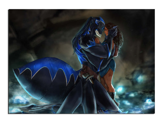Urkot & Callie Art Print