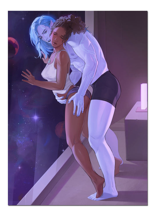 Volcair & Kiara Art Print