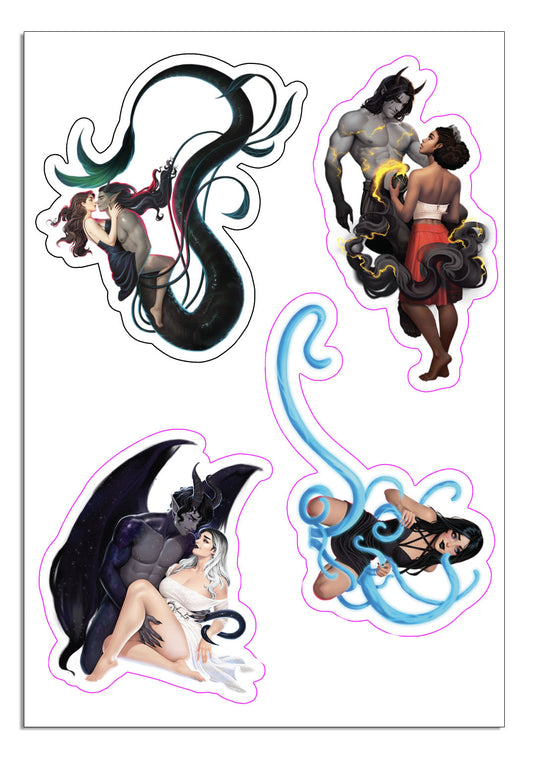 Witches Love Monsters Sticker Sheet