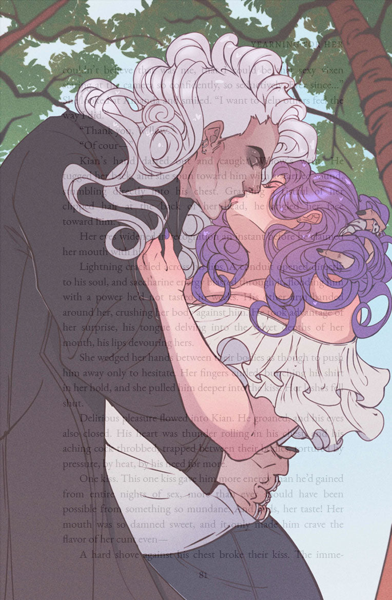 Yearning For Her Vellum Overlays