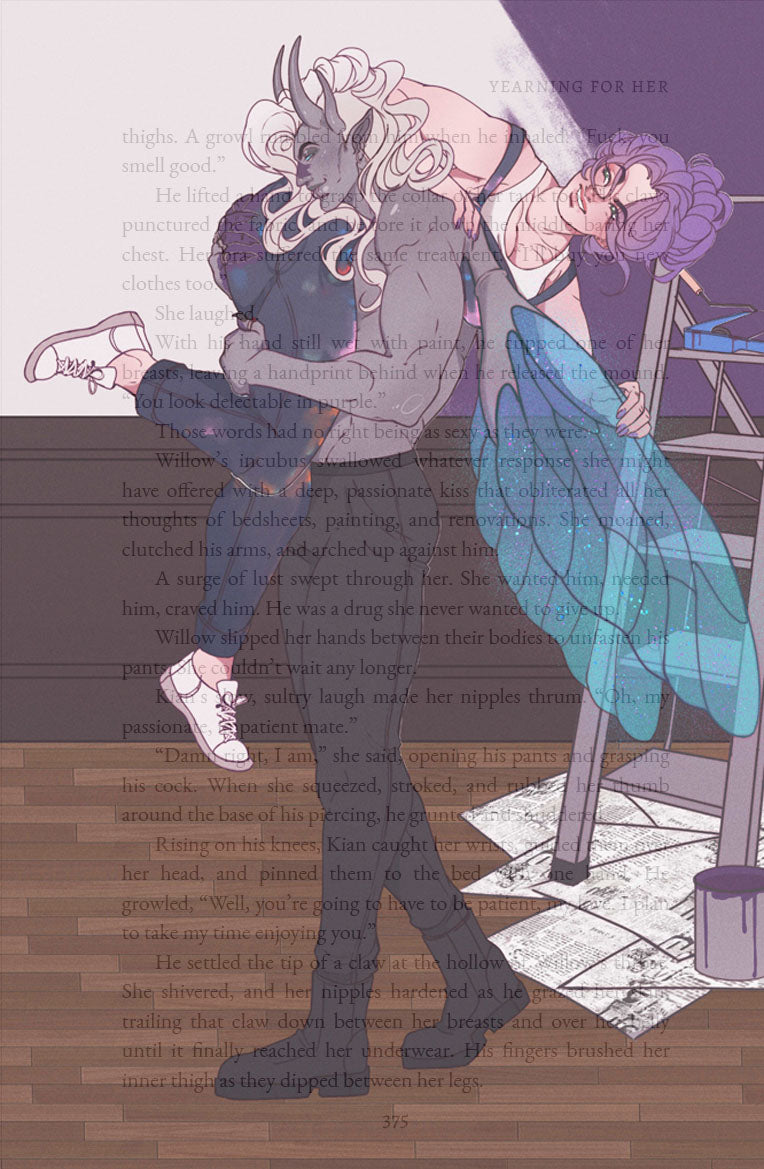 Yearning For Her Vellum Overlays