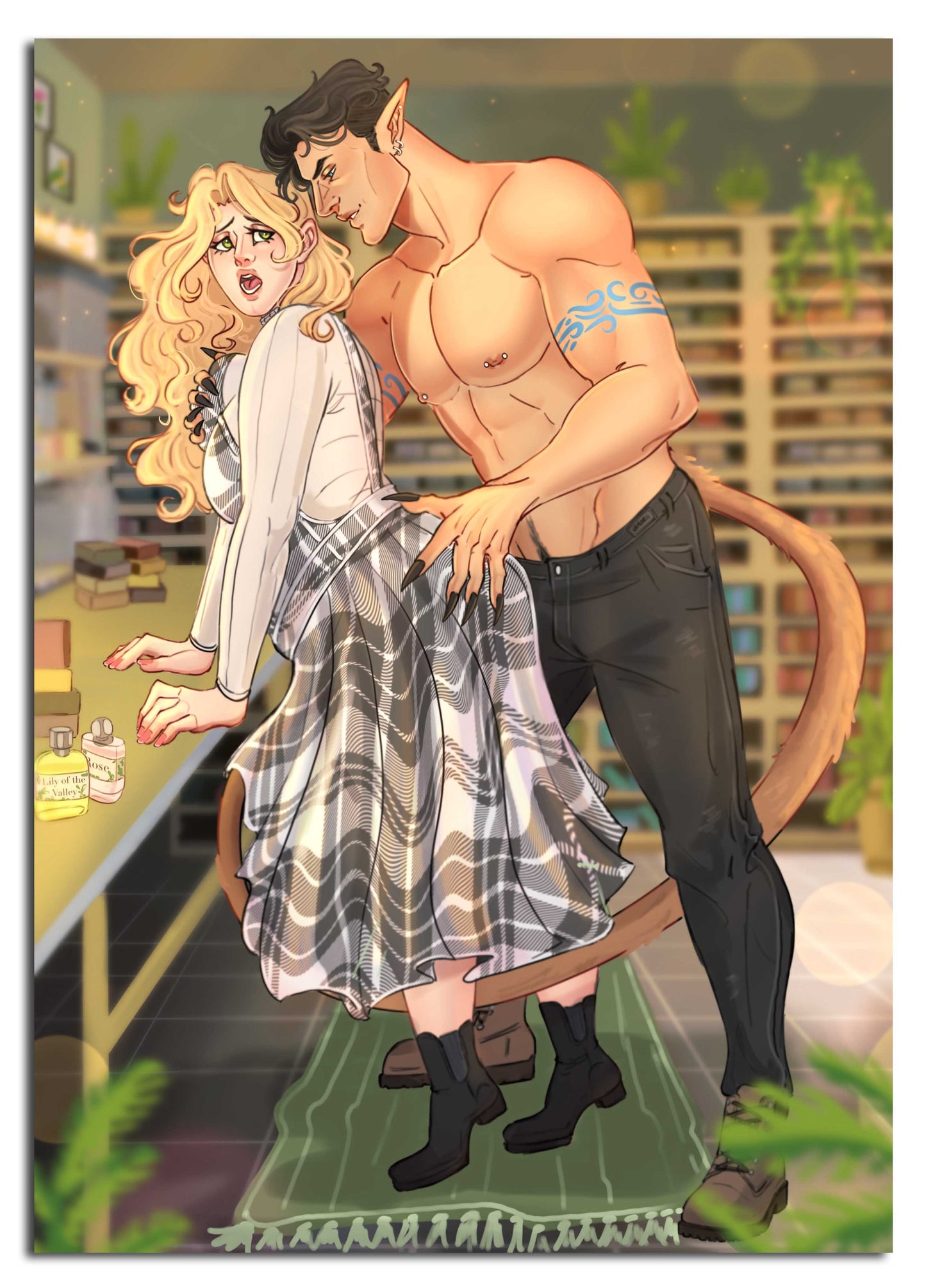 Zevris & Tabitha Art Print